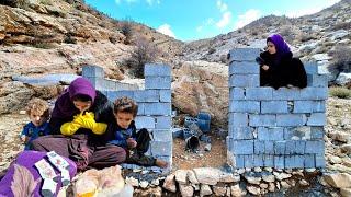 Narges: A nomadic mother and the story of building a house in the heart of the mountains