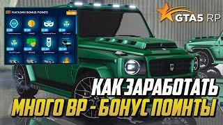 СКОЛЬКО ЗАРАБОТАЛ BP (Bonus Point) ЗА МЕСЯЦ И НА ЧТО ПОТРАТИЛ | GTA 5 RP | RAINBOW