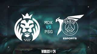 MAD LIONS KOI VS PSG TALON - MAPA 1 - PLAY-IN 2 - WORLDS - 2024 - LEAGUE OF LEGENDS