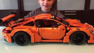 New LEGO TECHNIC Porsche 911 GT3 RS Set 42056 Review & Demo by Andy Music by Lindsey Stirling