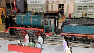 MÄRKLIN 0 GAUGE R12910 IN BLUE, FIRST EDITION WITH 3 AXLE TENDER