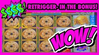 CRAZY RE-TRIGGER- 300 FREE SPINS!!! ON CHINA SHORES