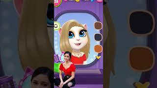 Jenna Ortega makeover by my Talking Angela2 Android gameplay #trending #viral #jennaortega #jenna