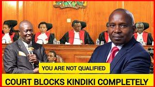 Breaking News! Court delivers bad News to Kindiki today ahead of his swearing in, You are ineligible