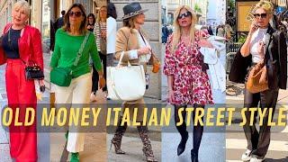 The Best Italian Street Style Fashion Over 50 _ OUTFIT IDEAS 2024