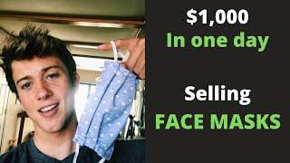 How to make MONEY selling FACE MASKS Quarantine Edition