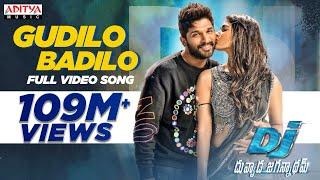 Gudilo Badilo Full VideoSong |DJ Duvvada Jagannadham || Allu Arjun DSP  Hits | Aditya Music