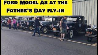 Drove dad in a 1931 Ford Model A to Columbia Airport for the Father's Day Fly -In!