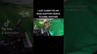 Steel Panther BASS AUDITION SHORT CLIP - SPARKY SINN