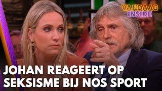 Johan reageert op verhaal van presentatrice over seksisme bij NOS Sport | VANDAAG INSIDE