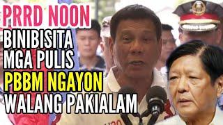 DALAWANG PULIS NA TIGOK HINDI BINISITA NI PBBM II PULIS BINISITA NI PRRD