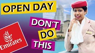 How to PaSS the EMIRATES OPeN DAY! WHAT is EMIRATES LoOKING FOR? |Emirates Crew Diaries