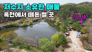 4,500평 저수지 소유! 전국 브랜드 가능 카페 및 음식점, 펜션 부지 매매 - 충북 옥천군 위치 백문부동산 문소장