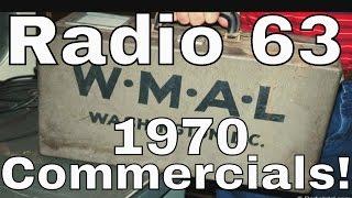 WMAL Radio 63 Commercials 1970 Washington, DC