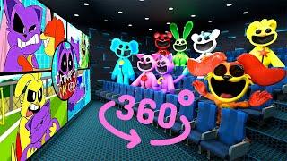 Smiling Critters 360° - CINEMA HALL | CatNap react to SMILING CRITTERS cartoon | VR/360° Experience