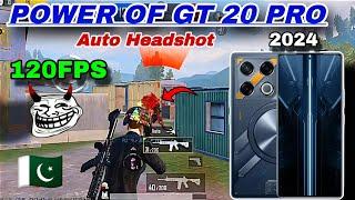 infinix gt 20 pro pubg test  | Infinix gt 20 pro pubg mobile /bgmi test 2024 | 120fps.