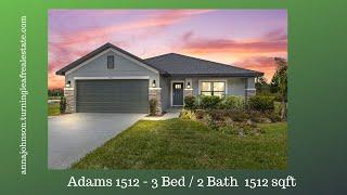 Grand Oaks Preserve - Adams Homes Model 1512 3 Bed | 2 Bath | 1,512 Sq Ft