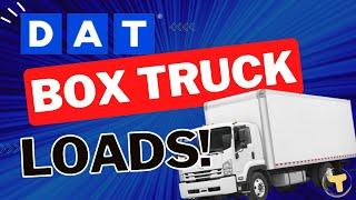 Easiest Way to Find Lucrative DAT Box Truck Loads | Maximize Profit