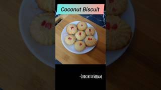 Coconut Biscuits recipe Cook with Neelam/#recipe #viralvideo #sweet #coconut biscuits #shortvideo