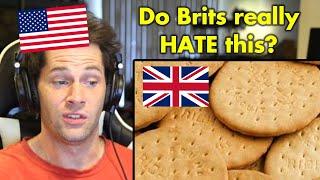 American Reacts to the WORST British Biscuits