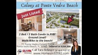 71 Ponte Vedra Colony Cr Ponte Vedra Beach, FL 32082 - Tara Belanger RE/MAX Unlimited