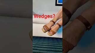 How to style WedgeHeels #shorts#wedges#heels#dressdown