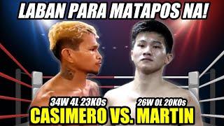 CASIMERO vs MARTIN LABAN PARA MATAPOS NA! INAYAWAN NI MARTIN BAGSAK KAY ALAS