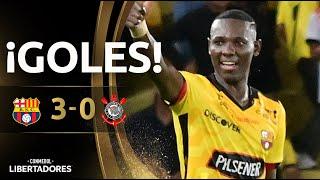 GOLES I BARCELONA SC vs. CORINTHIANS I CONMEBOL LIBERTADORES 2025