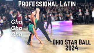 Andrei Kozlovsky & Nino Dzneladze   Cha Cha Cha I Ohio Star Ball I Professional Latin I 2024