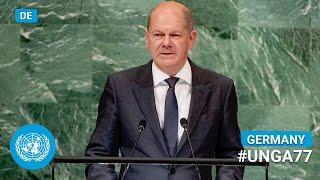 (Deutsch)  Germany - Chancellor Addresses United Nations General Debate, 77th Session | #UNGA