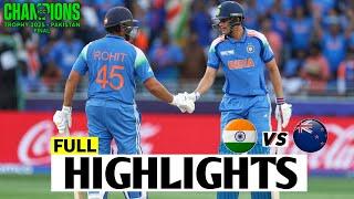 India vs New Zealand ICC Champions Trophy 2025 Final Match Highlights | IND Vs NZ Highlights