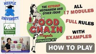 Food Chain Magnate: The Ketchup Mechanism & Other Ideas Expansion - How to Play. By Stella & Tarrant