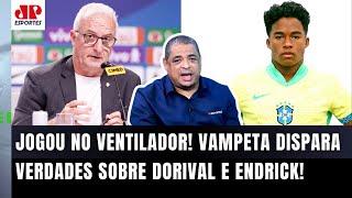 DEU AULA! "TÁ NA CARA, MERMÃO! O Dorival NÃO CONVOCA o Endrick porque..." Vampeta DISPARA! | SELEÇÃO