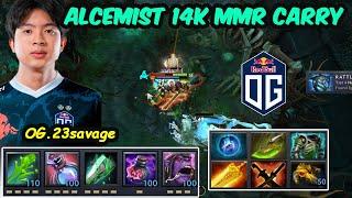 OG.23savage Alchemist Carry ROAD TO 15 K MMR IMBA FARM FULL SLOT BUILD SERVER SEA Dota 2