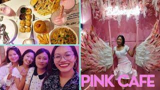 Pink cafe at Guwahati/Balcony cafe/Rangs diaries