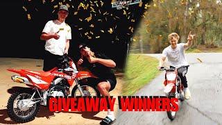 GIVING AWAY 2 FREE PITBIKES!! - VLOG #38