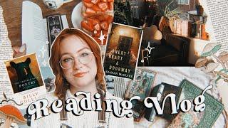 Reading Vlog  spring vibes, birthday bookhaul, fantasy & poetry reads ️