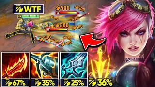 Vi but I attack so fast it looks like I'm using hacks (THIS IS 100% HILARIOUS)