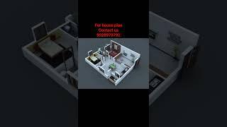 2bhk with parking||2 bedroom house plan #viral #doublestorey #house #singlestorey #indianculture