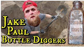  Bottle Digging Dump Digging #77  Jake Paul Bottled Diggers Skull & Crossbones Poison Tincture ©