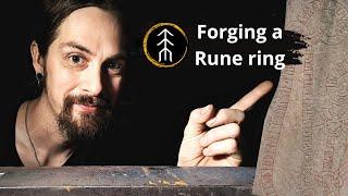 Forging a Rune Ring with Age-Old Blacksmithing Techniques