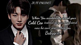 When you accidentally text your boss now he can't stop calling you babygirl | Jk ff oneshot | #jkff