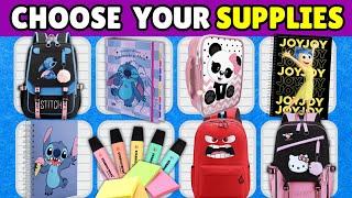  BUILD YOUR SCHOOL SUPPLIES ️ The Choice Game | #quiz #schoolsupplies #backtoschool