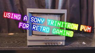 How To Use A Sony Trinitron PVM For Retro Gaming!