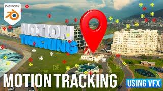 Blender Motion Tracking Step By Step | Add 3D elements to your Footage In Blender 4.1