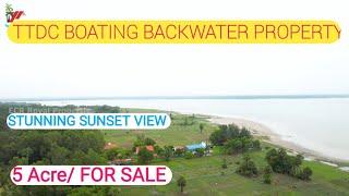  1105: 5 ACRE ECR BACKWATER PROPERTY FOR SALE PARAMANKENI️TTDC BOATING KAYAK️ISLAND MR.ASHI