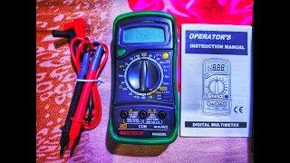 MASTECH MAS830L Digital multimeter unboxing & reviews.