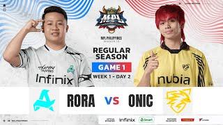 MPL PH S15 - W1D2 - RORA VS ONIC GAME 1