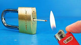 How To Open A Lock With Matches