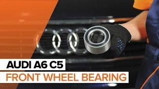 How to change Front wheel bearing on AUDI A6 C5 TUTORIAL | AUTODOC [HD]